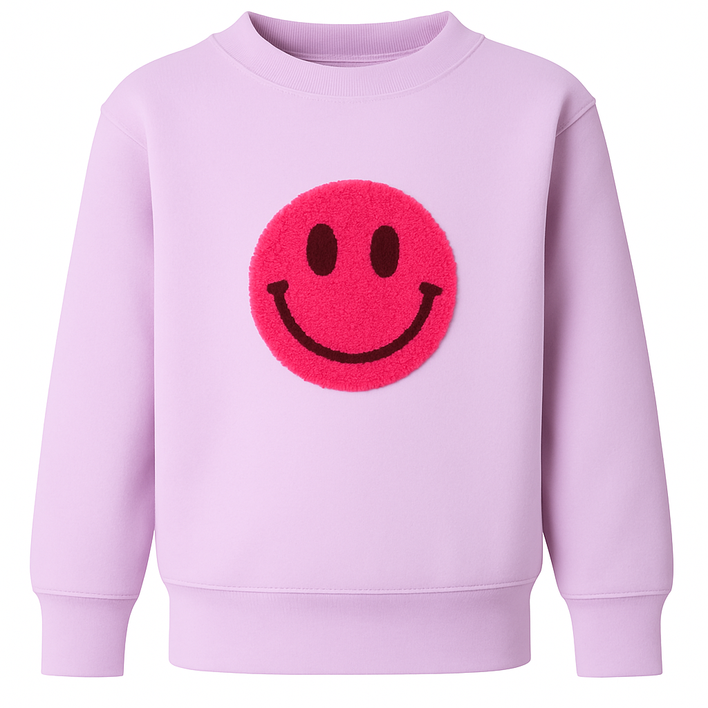 Purple Happy Sweater