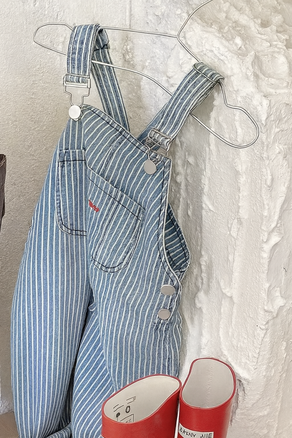 Vintage Inspired Pinstripes Dungarees