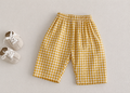 Mustard Gingham Trouser