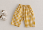 Mustard Gingham Trouser