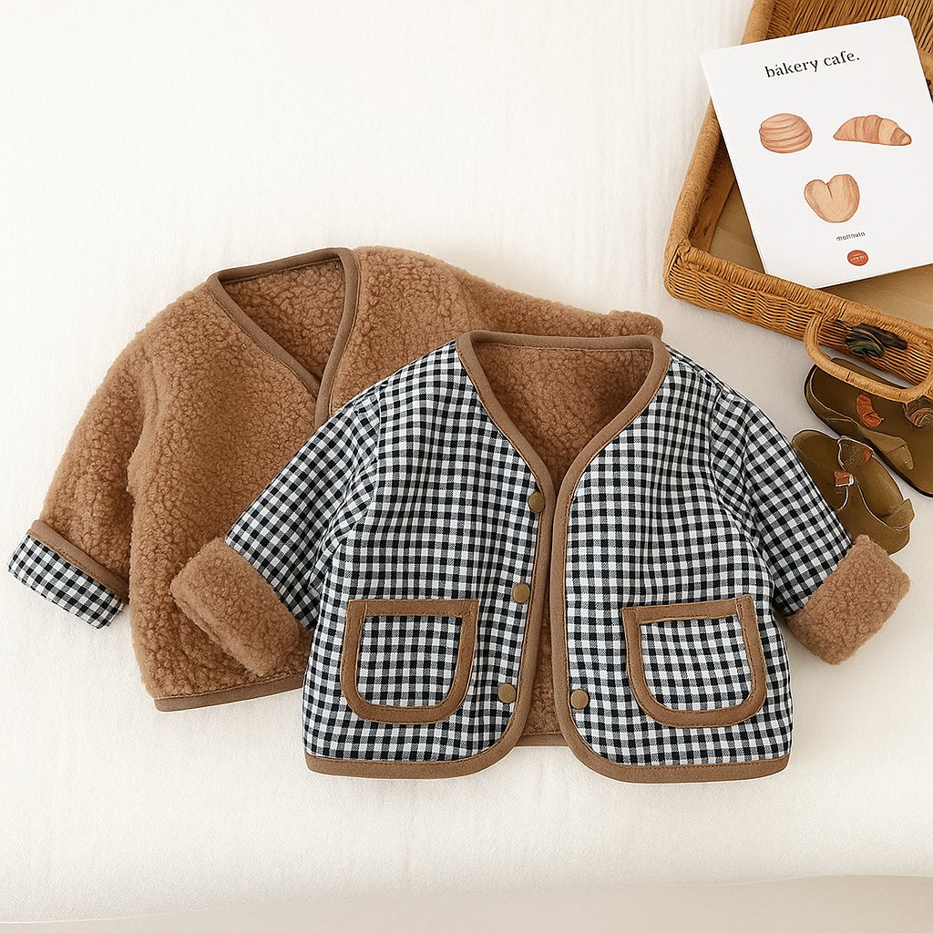 Cosy Reversible Brown Bear Jacket