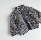 Blue/Grey Leopard Lush Fleece