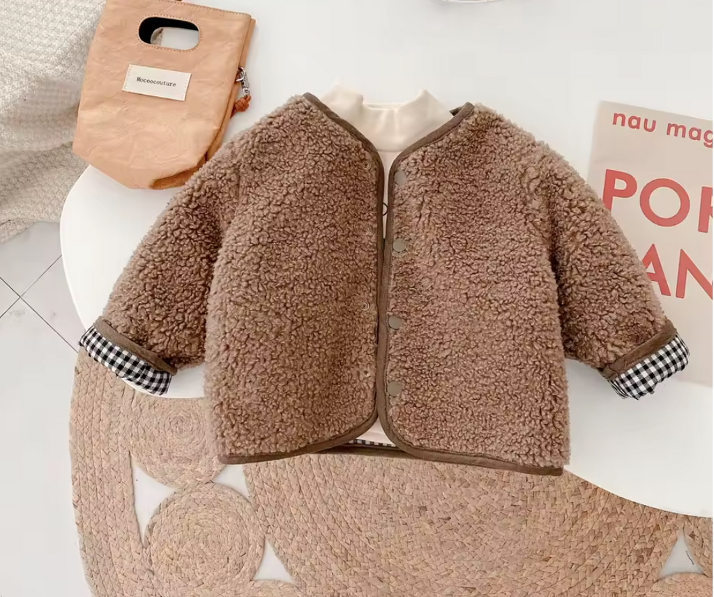Cosy Reversible Brown Bear Jacket