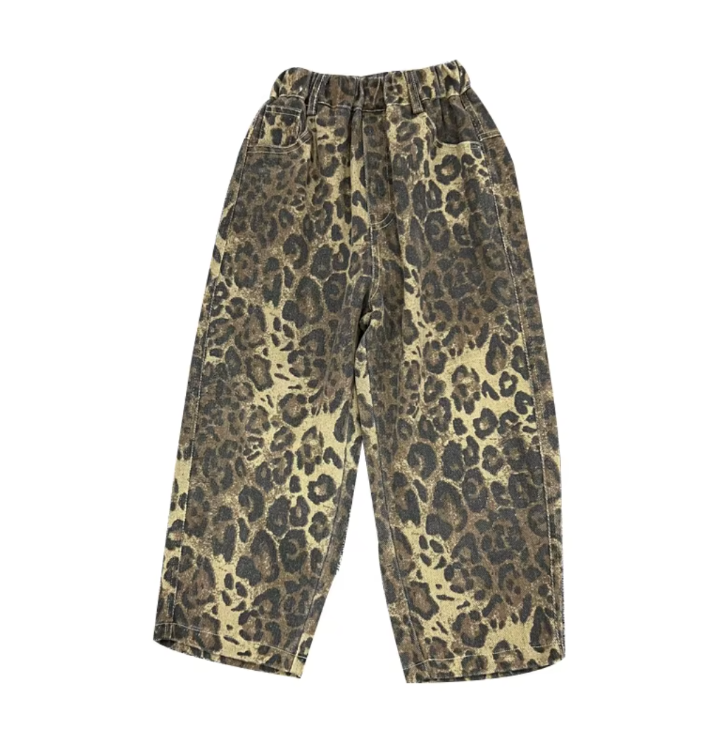 Leopard Print Jeans
