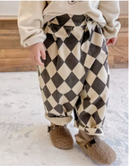 Diamond Check Trouser