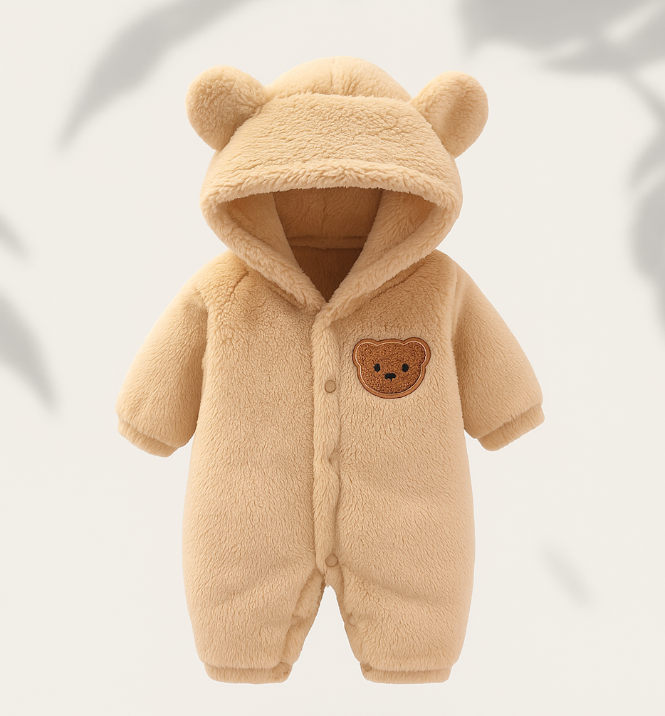 Teddy Bear Fleece Onesie