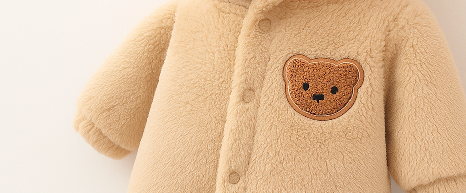 Teddy Bear Fleece Onesie
