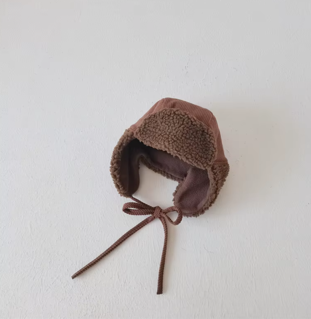 Cream Teddy Sherpa Hat