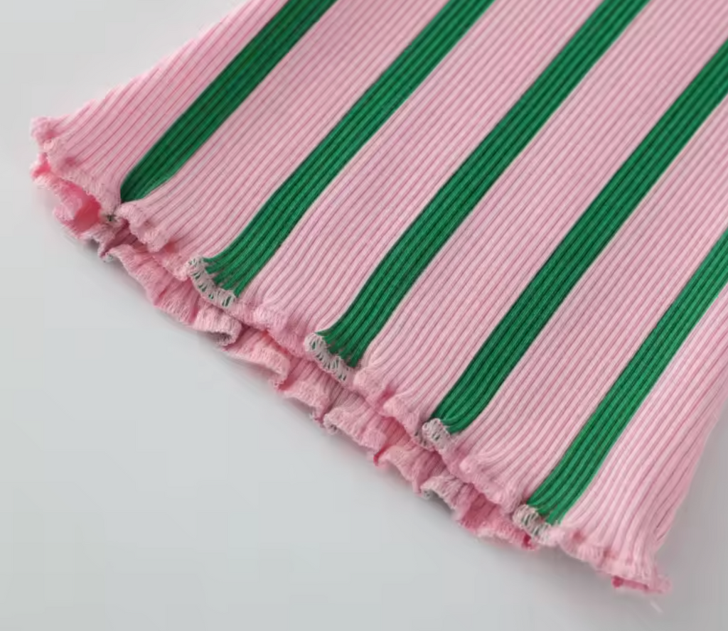 Flared Pinstripe Leggings