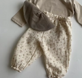 Floral Cheesecloth Trousers