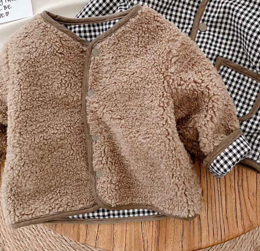 Cosy Reversible Brown Bear Jacket