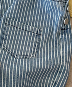 Vintage Inspired Pinstripes Dungarees