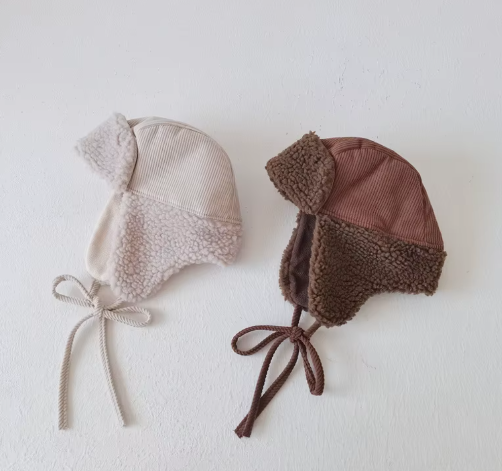 Cream Teddy Sherpa Hat