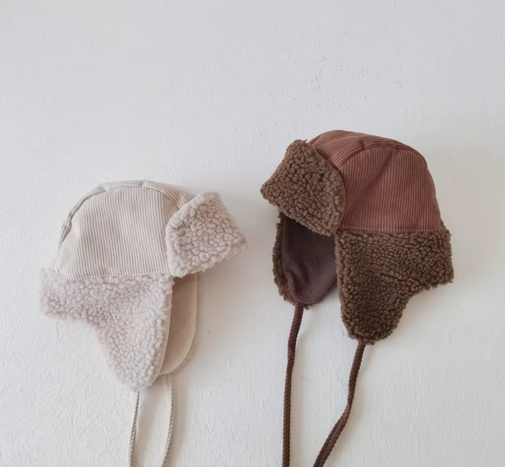 Cream Teddy Sherpa Hat