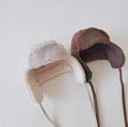 Cream Teddy Sherpa Hat