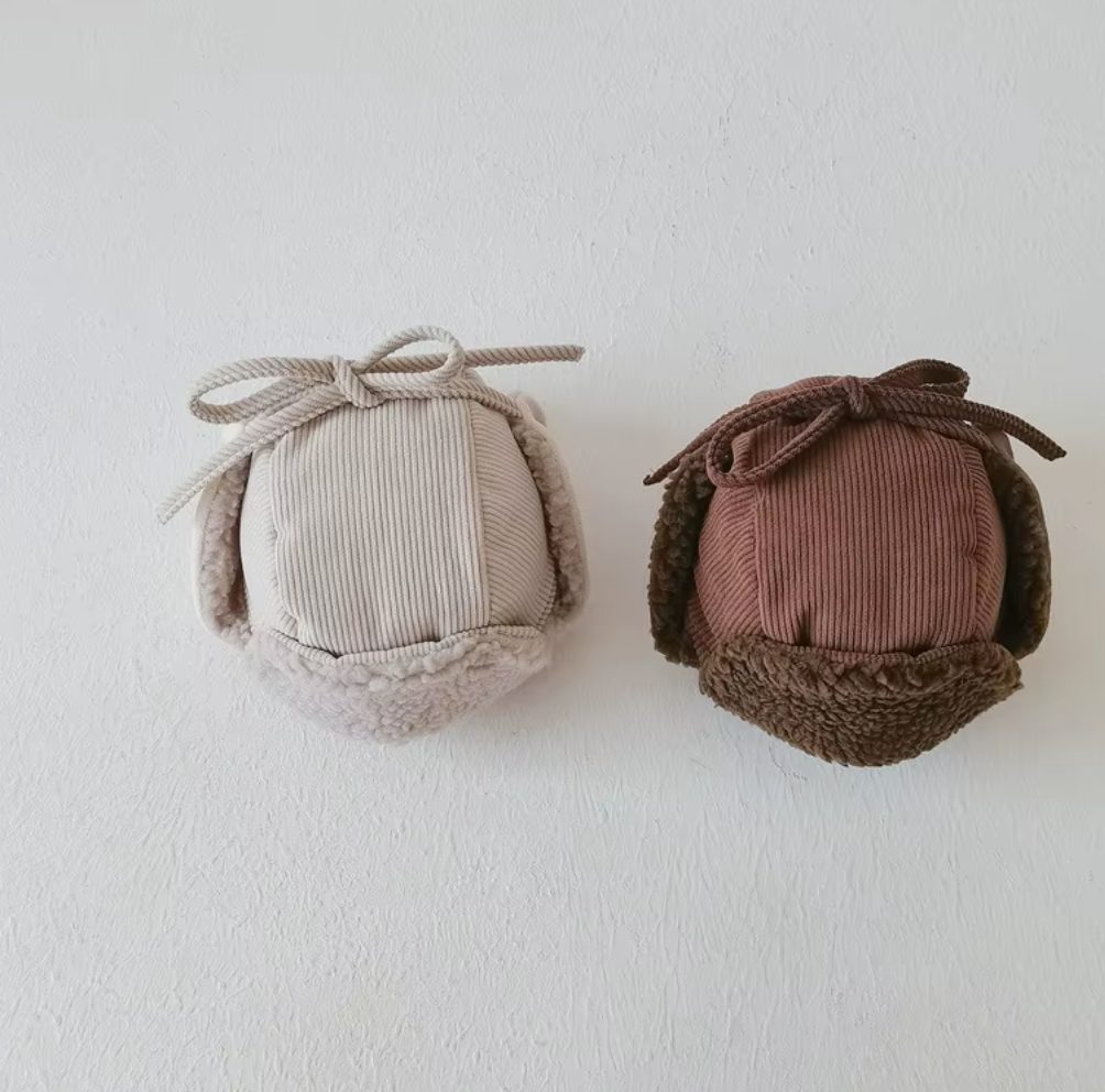 Cream Teddy Sherpa Hat