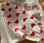 Love Heart Cheesecloth Trousers
