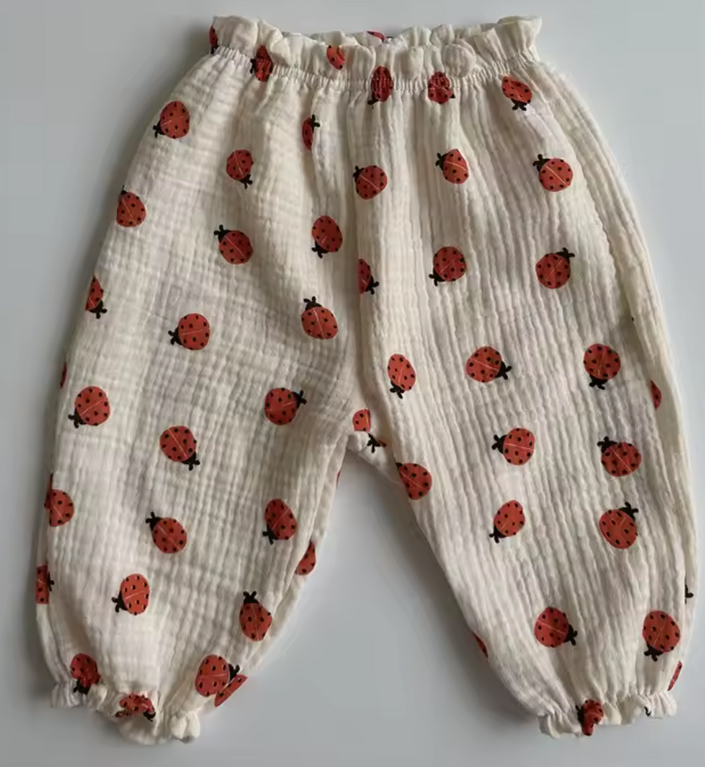 Lady Bird Cheesecloth Trousers