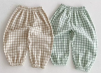 Brown Gingham Trouser