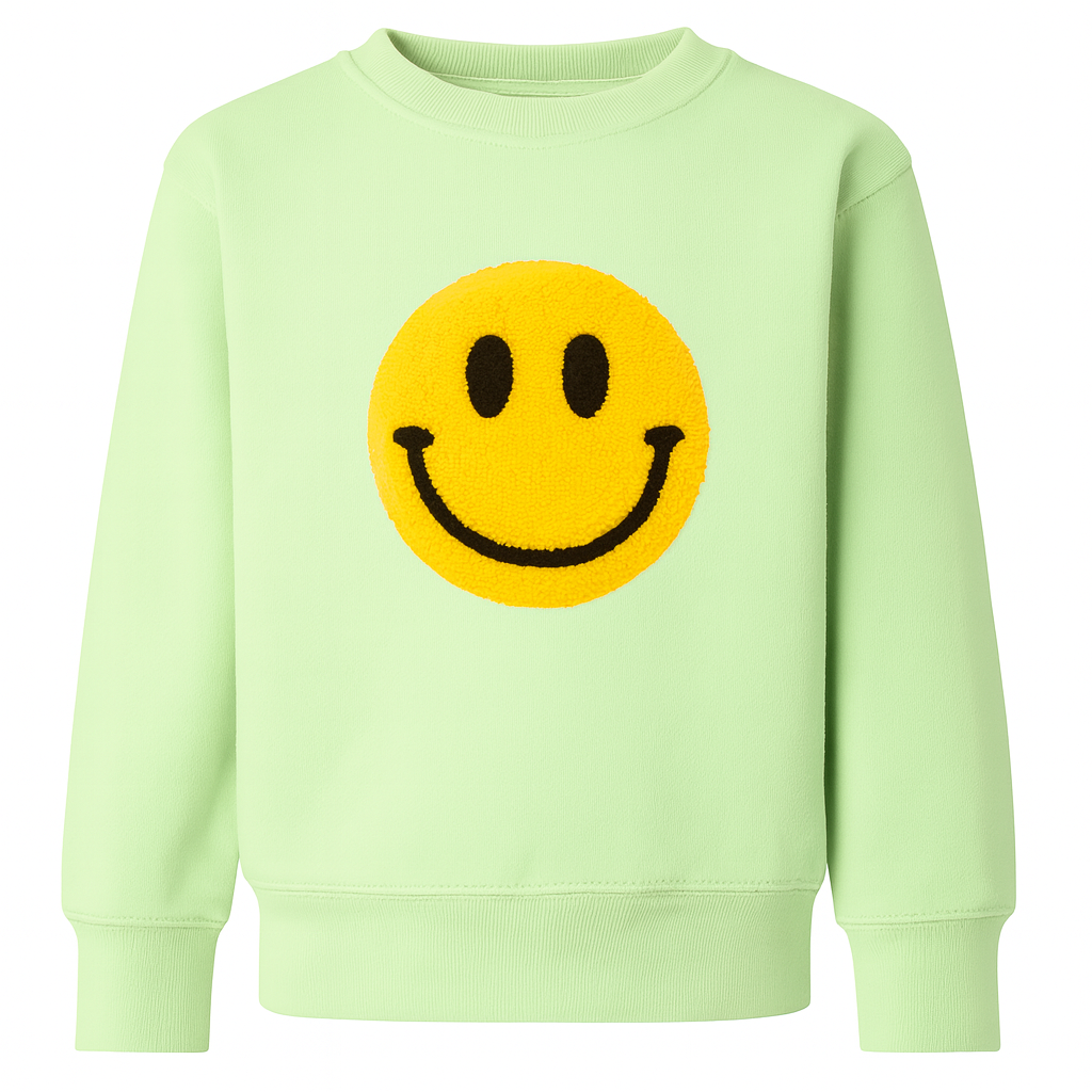 Green Happy Sweater
